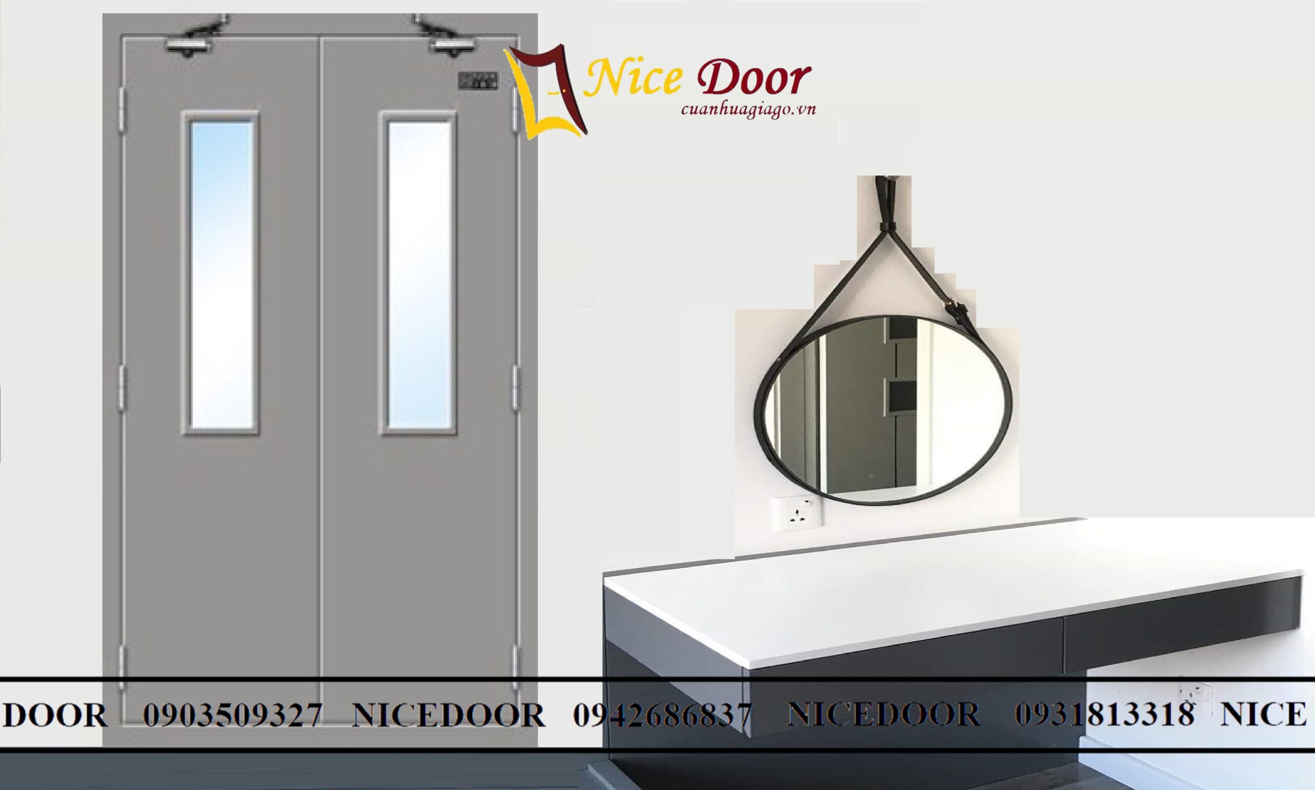 Cửa thép chống cháy mẫu P3G2
