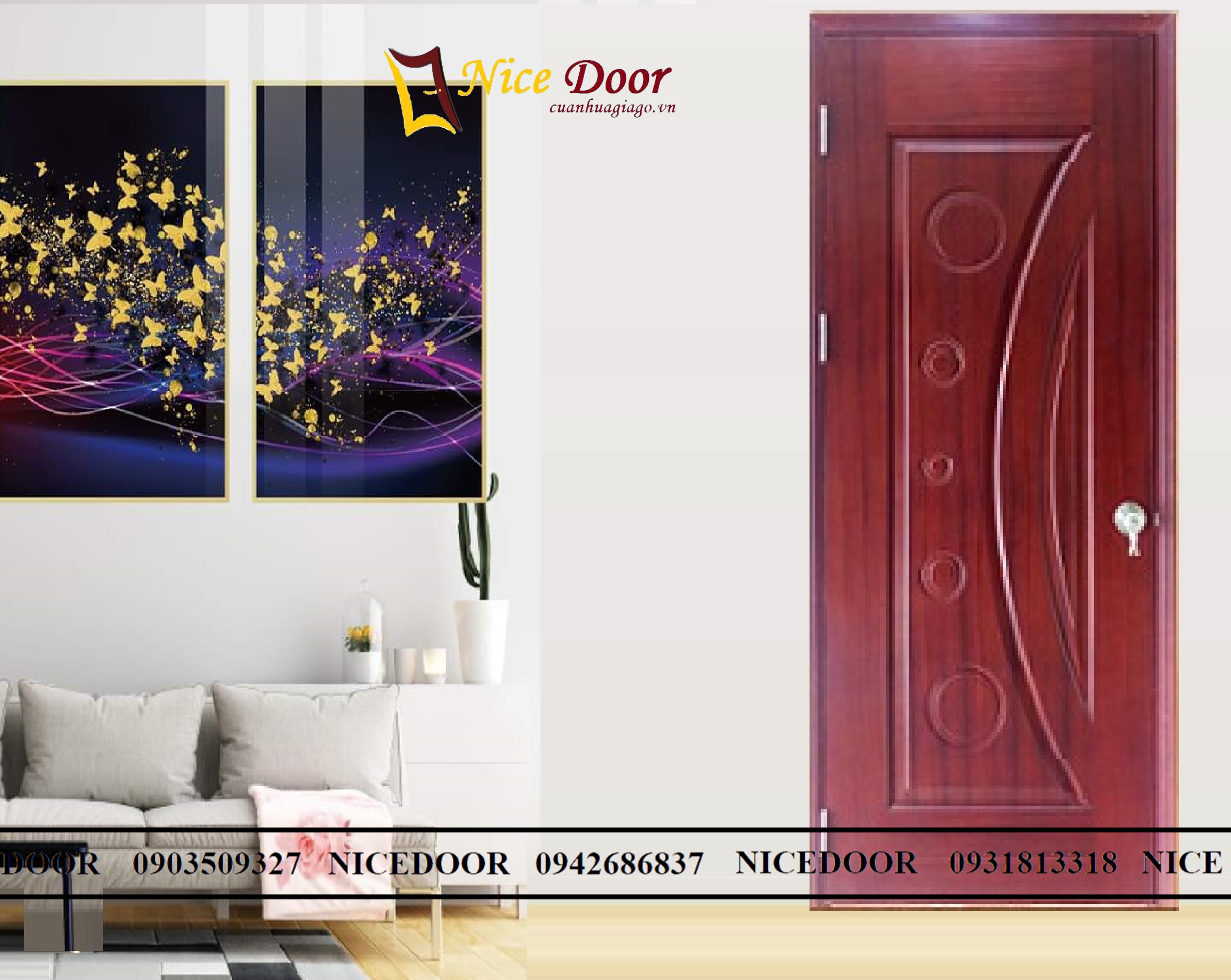 cửa-gỗ-hdf-veneer-sapele