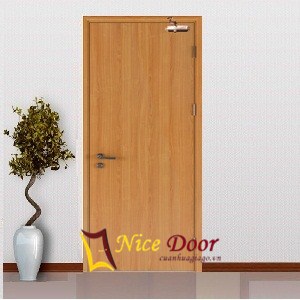 Cửa gỗ công nghiệp mdf veneer P1 - Xoan Đào