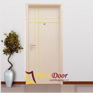 Cửa gỗ MDF Veneer mẫu P1R4A