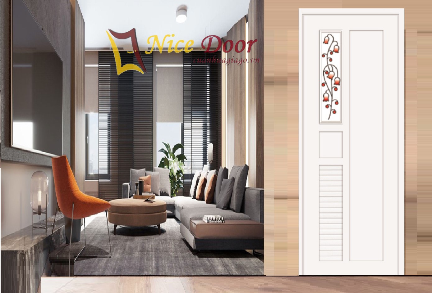 Cửa-nhựa-giả-gỗ-đài-loan-mẫu-yw-25