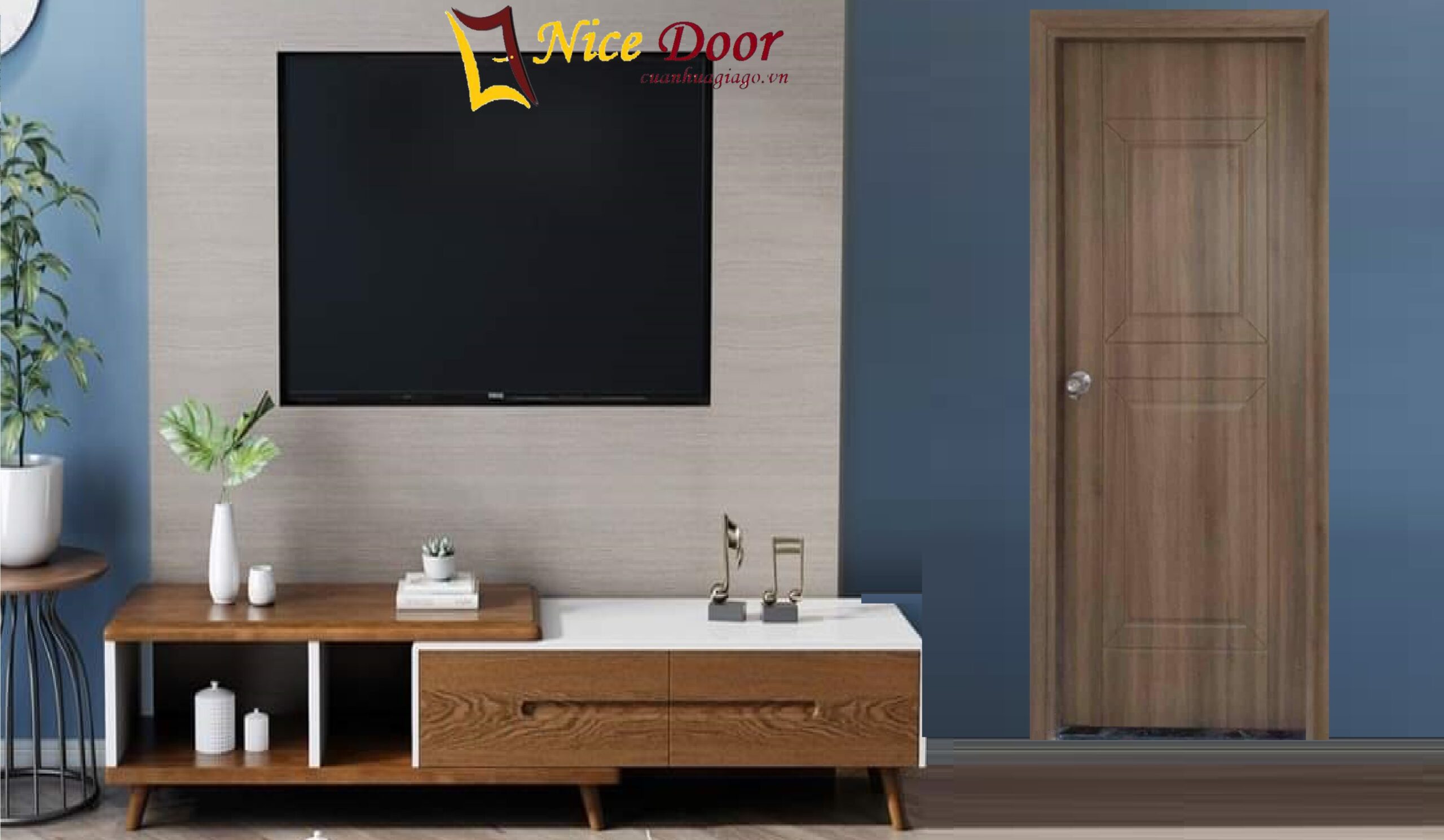 Giá cửa nhựa giả gỗ