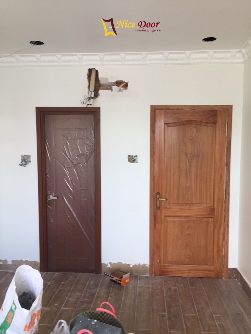 Cửa composite công trình Chị Diễm Linh