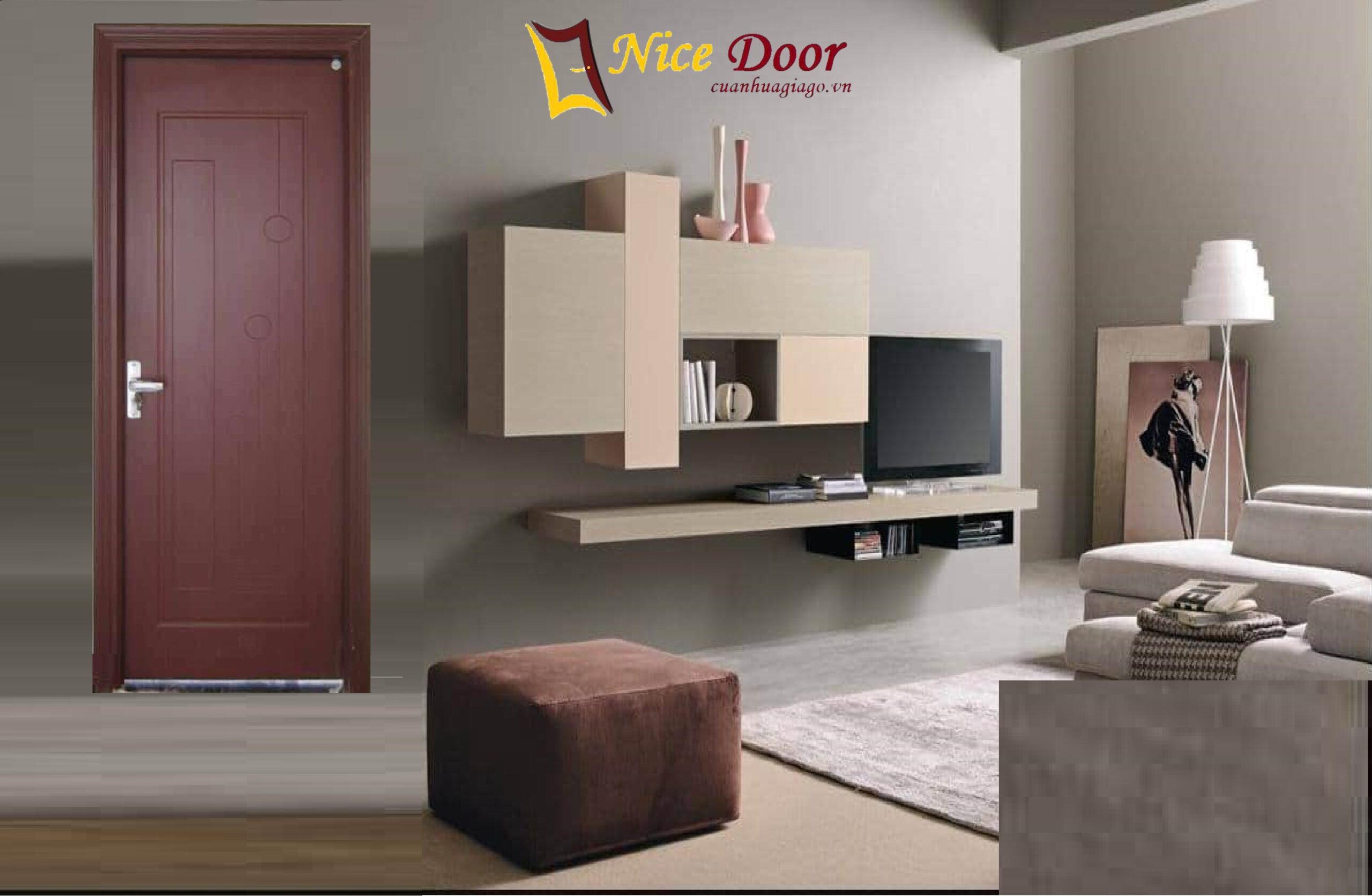 Cửa nhựa composite công trình Anh Tuấn