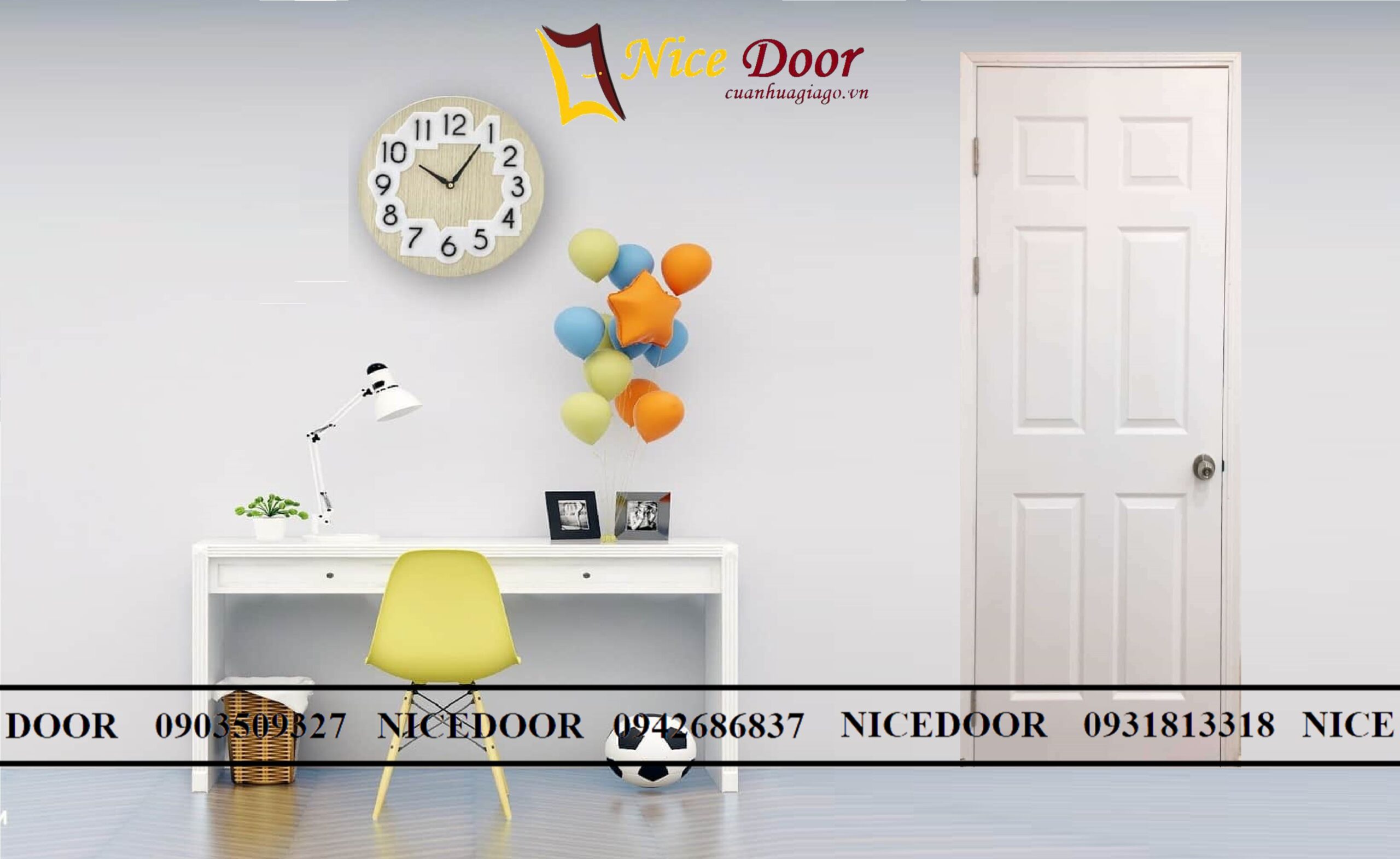 cửa gỗ hdf sơn