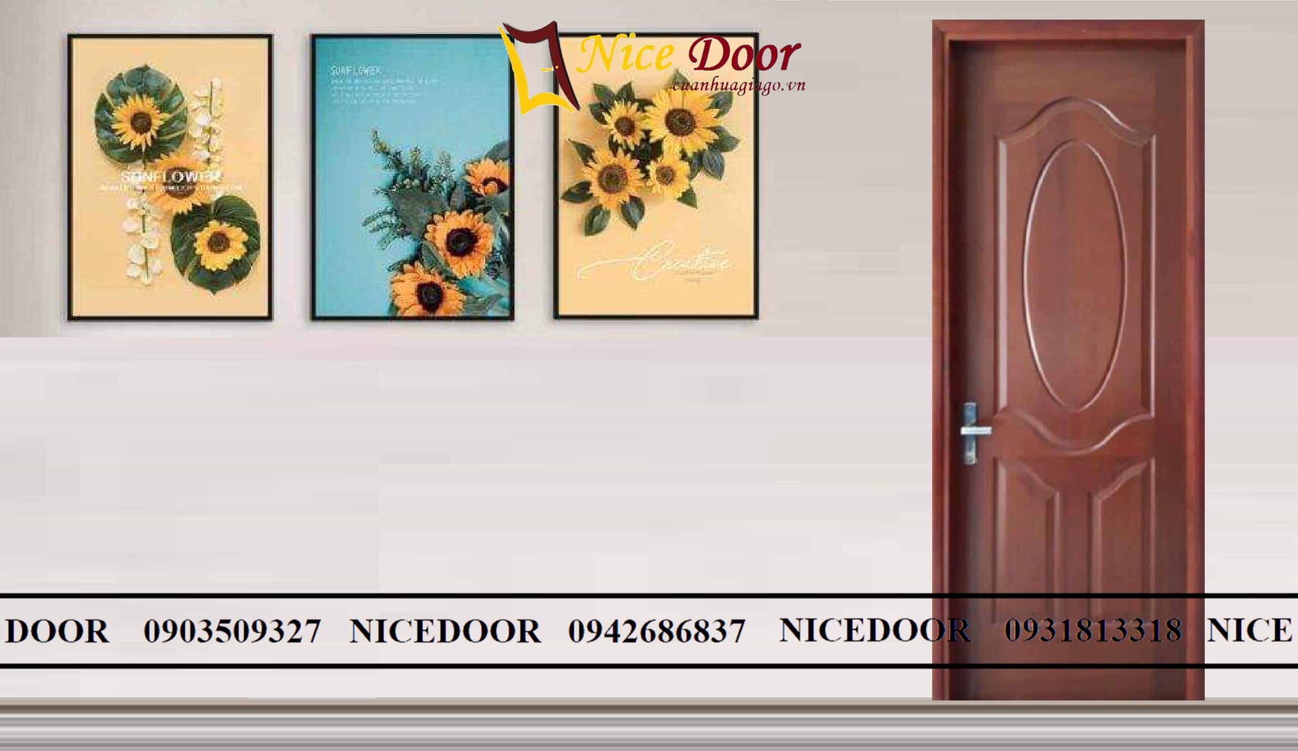 Cửa hdf veneer cao cấp nha trang
