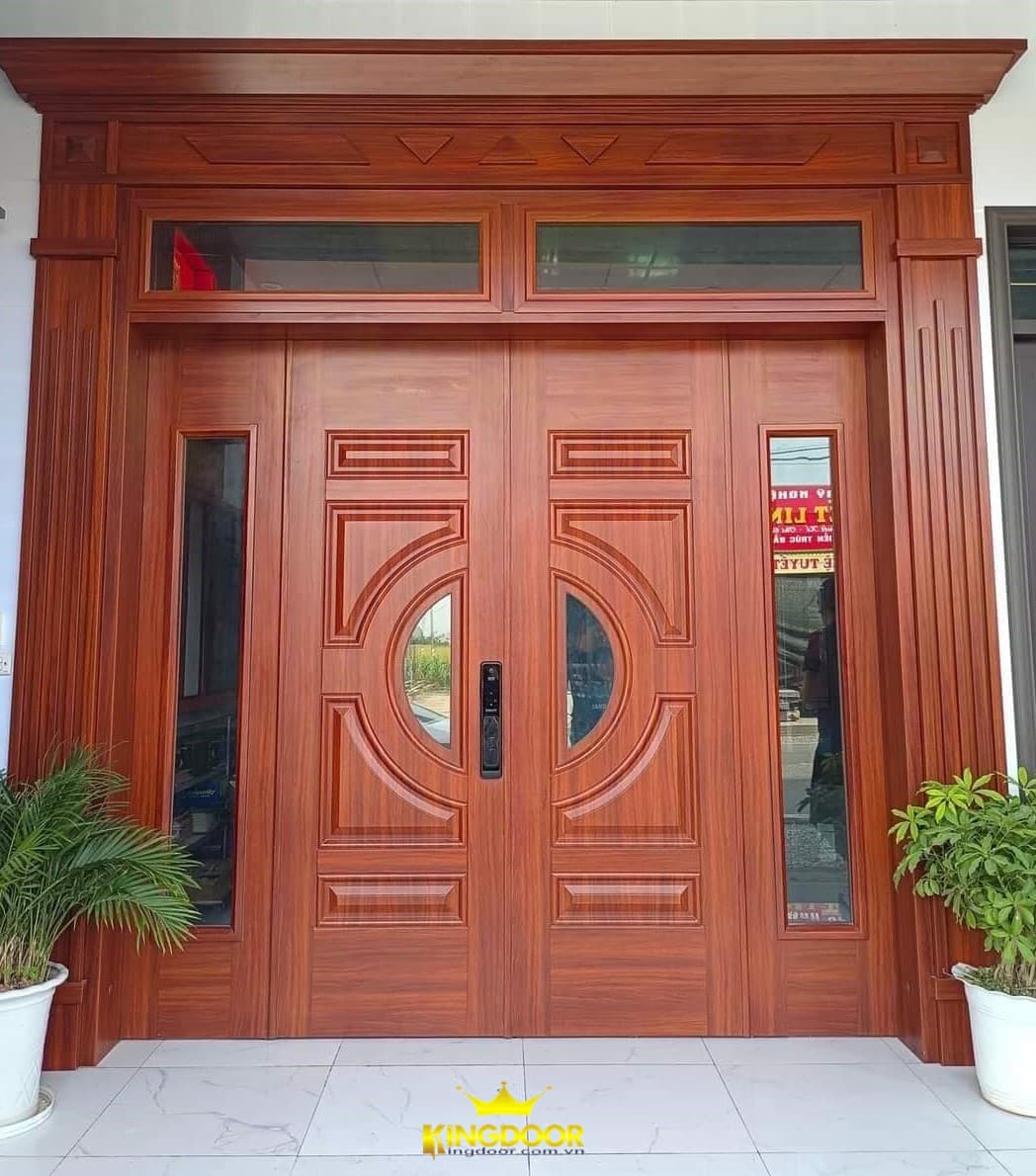 Cửa chính nhà phố 4 cánh