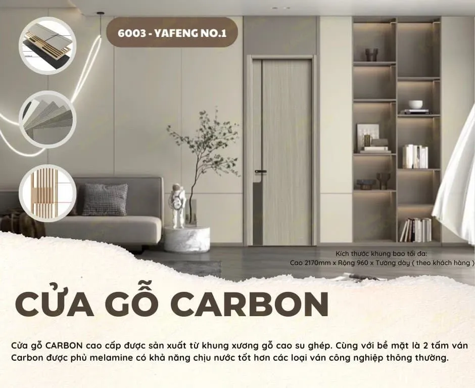 Cửa gỗ carbon
